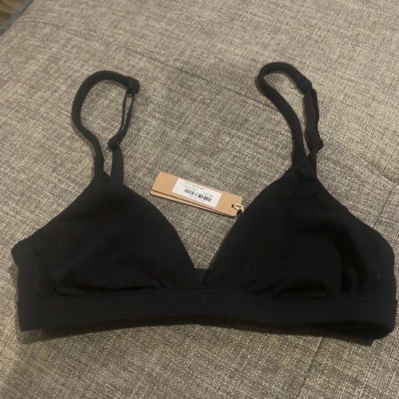 Skims Cotton Jersey Triangle Bralette - Picture 5 of 7